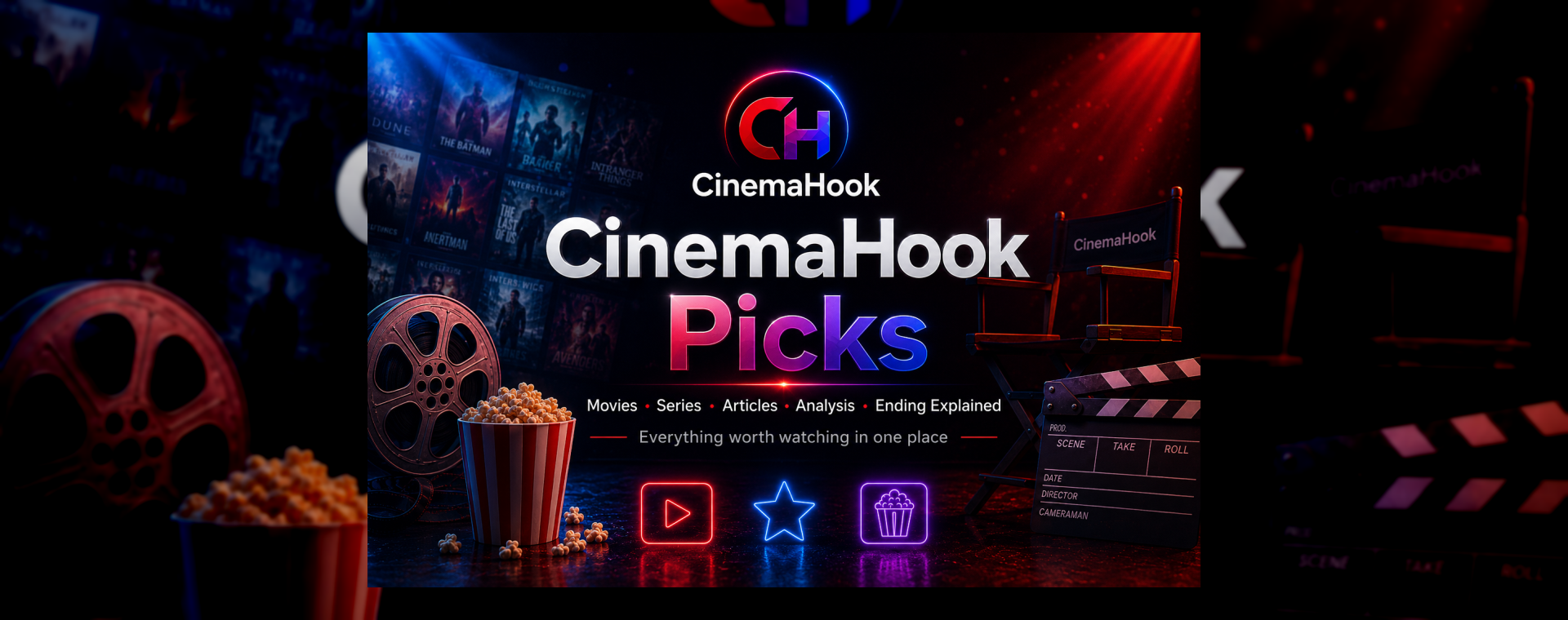 CinemaHook Picks for movies, series and articles